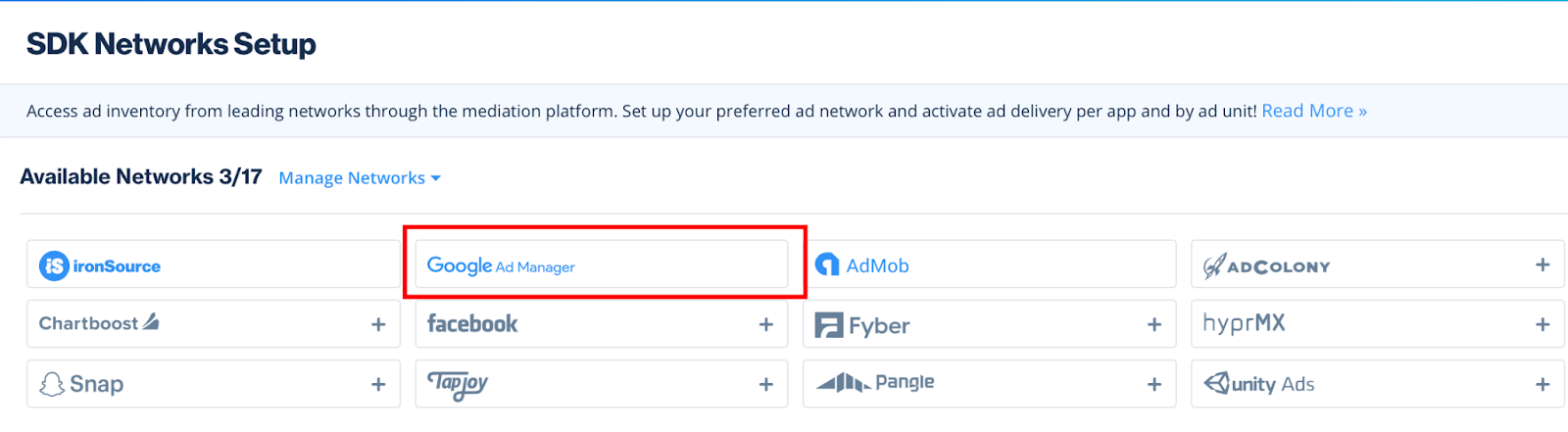 ironsource a4g setup